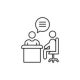 consulting-icon-outline-icon-free-vector